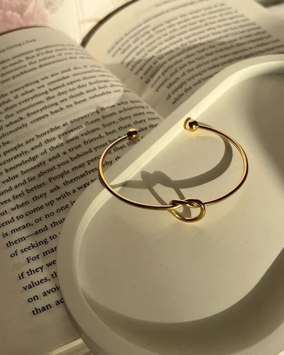 Knot cuff bangle